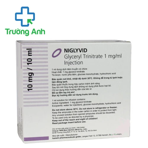 Niglyvid - Thuốc điều trị suy tim, đau thắt ngực hiệu quả của Đức