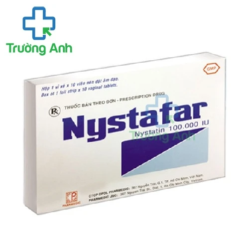 Nystafar 100000IU Pharmedic - Thuốc điều trị nhiễm Candida âm đạo hiệu quả