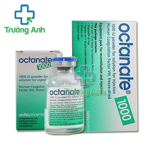 Octanate 1000IU - Thuốc điều trị rối loạn đông máu hiệu quả