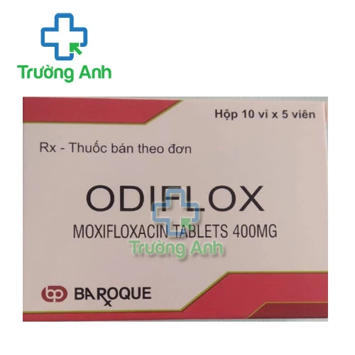Odiflox 400mg Baroque - Thuốc điều trị nhiễm khuẩn hiệu quả
