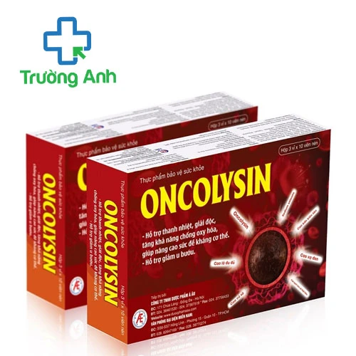 Oncolysin - Viên uống tăng cường đề kháng, hỗ trợ giảm u bướu hiệu quả 