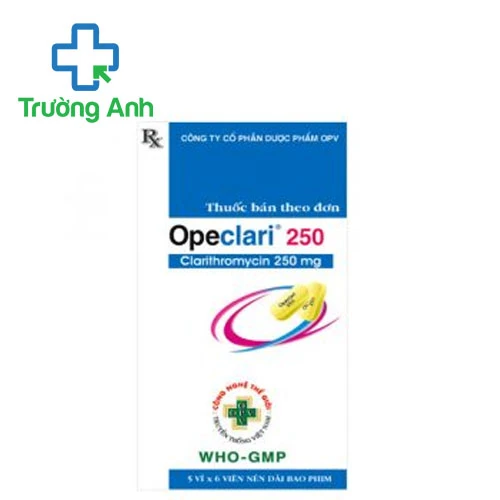 Opeclari 250 OPV - Thuốc điều trị nhiễm khuẩn hiệu quả