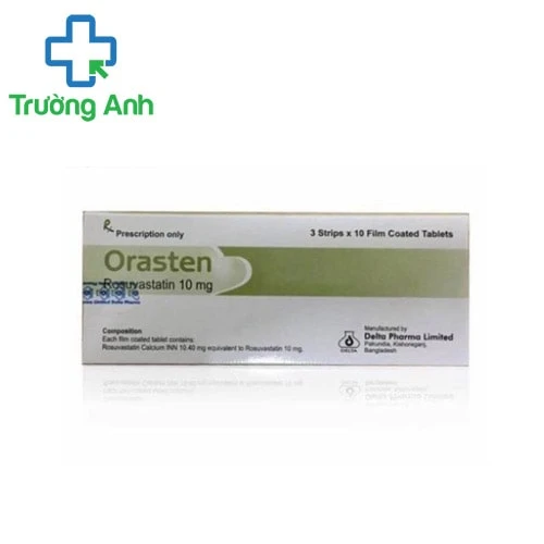 Orasten 10mg - Thuốc điều trị cholesterol trong máu cao hiệu quả của Bangladesh