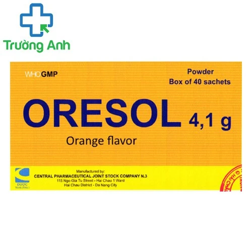 Oresol 4,1 g TW3 - Giúp phòng và điều trị mất điện giải và nước hiệu quả