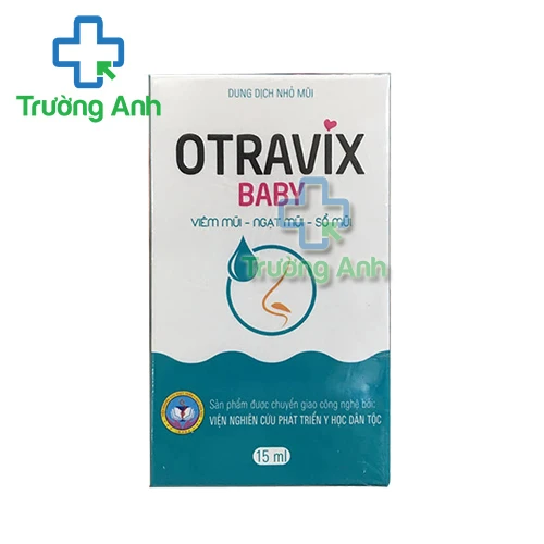 Otravix baby - Dung dịch xịt mũi hỗ trợ điều trị viêm mũi cho trẻ  