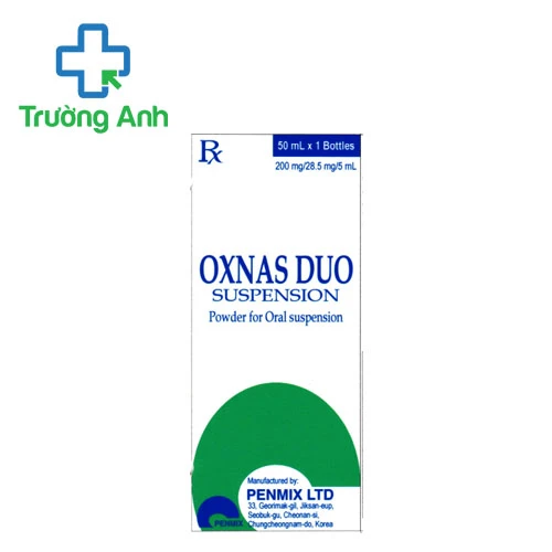 Oxnas Duo Suspension 200mg/28,5mg Penmix - Thuốc điều trị nhiễm khuẩn hiệu quả