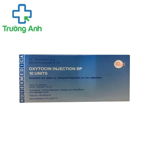 Oxytocin injection BP 10 Units Rotexmedica - Thuốc trợ sinh của Đức