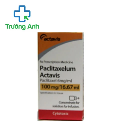 Paclitaxelum Actavis 100mg/16.67ml - Thuốc điều trị ung thư buồng trứng hiệu quả
