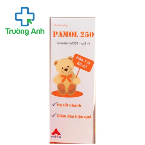 Pamol 250 CPC1HN (lọ 60ml) - Thuốc điều trị giảm đau hạ sốt hiệu quả