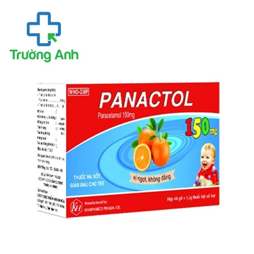 Panactol 150mg Khapharco - Thuốc giảm đau hạ sốt hiệu quả