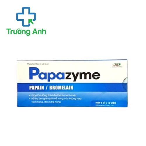 Papazyme - Hỗ trợ làm tăng tính bền thành mạch máu hiệu quả