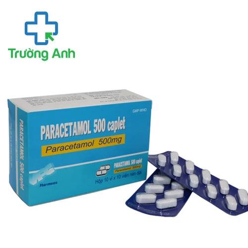 Paracetamol 500 caplet (50 vỉ, viên nén) - Thuốc giảm đau hạ sốt của VPC