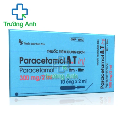 Paracetamol A.T Inj - Dịch truyền giảm đau, hạ sốt hiệu quả