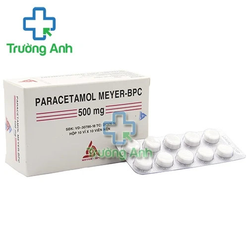 Paracetamol Meyer-BPC 500mg - Thuốc giảm đau, hạ sốt hiệu quả