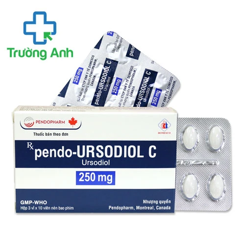 Pendo-Ursodiol C 250mg - Thuốc điều trị sỏi túi mật cholesterol hiệu quả của Domesco