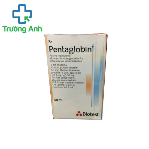 Pentaglobin 50ml - Thuốc điều trị nhiễm trùng nặng hiệu quả