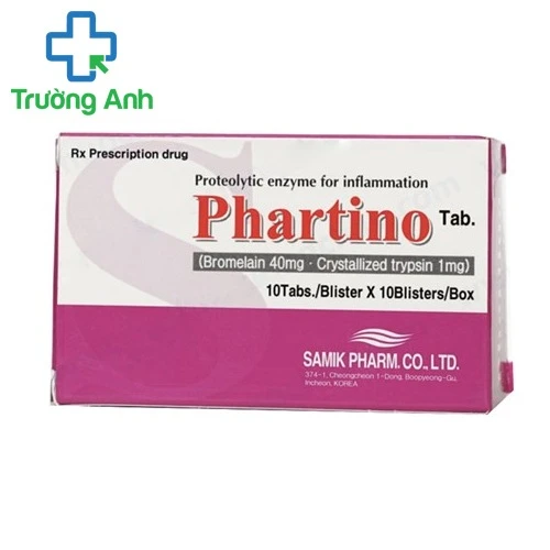 Phartino - Thuốc điều trị phù nề, sưng tấy hiệu quả