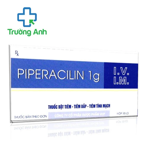 Piperacilin 1g VCP - Thuốc điều trị nhiễm khuẩn hiệu quả