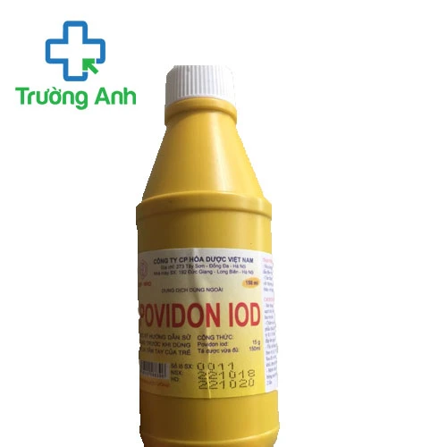 Povidon iod 150ml Hóa dược - Dung dịch sát khuẩn hiệu quả