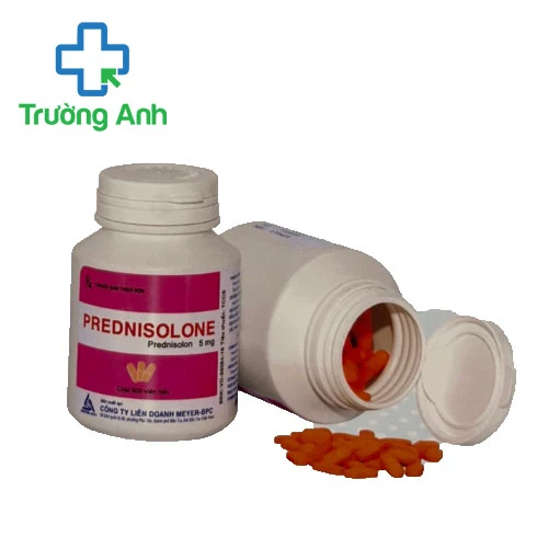Prednisolon 5mg Meyer (lọ 500 viên) - Thuốc chống viêm, ức chế miễn dịch hiệu quả