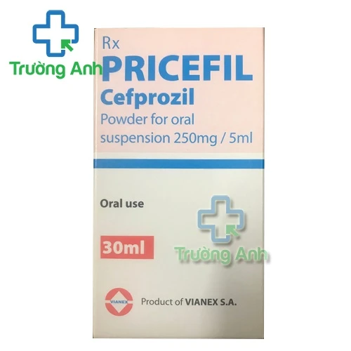Pricefil 30ml Vianex - Thuốc điều trị nhiễm khuẩn hiệu quả của Hy Lạp