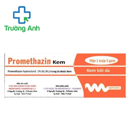 Promethazin Cream 5g Medipharco - Kem bôi da điều trị các bệnh ngoài da hiệu quả