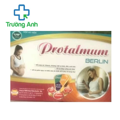 Protalmum Berlin - Hỗ trợ bổ sung DHA, EPA và vitamin khoán chất
