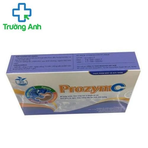 ProzymC - TPCN  tăng cường tiêu hóa hiệu quả