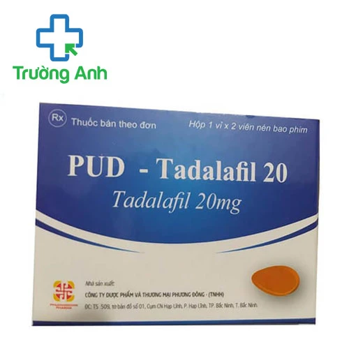 PUD-Tadalafil 20 - Thuốc điều trị rối loạn cương dương hiệu quả 