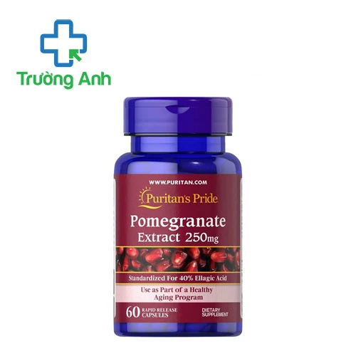 Puritan’s Pride Pomegranate Extract 250mg - Viên uống chống lão hóa da