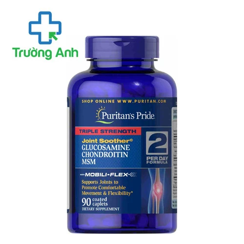 Puritan’s Pride Triple Strength Glucosamine số 2 (90 viên) - Giảm triệu chứng viêm xương khớp