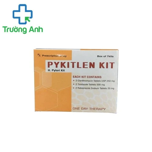 Pykitlen kit - Thuốc điều trị viêm loét dạ dày, tá tràng hiệu quả