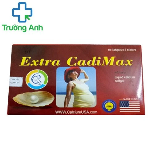 QT Extra CadiMax - Hỗ trợ tình trạng thiếu Canxi hiệu quả của Mỹ