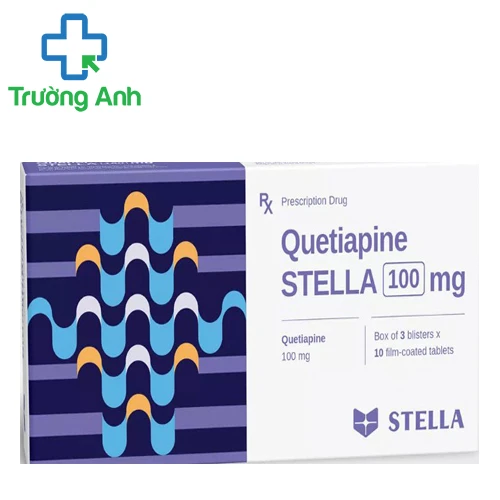 Quetiapine Stella 100 - Thuốc điều trị tâm thần phân liệt hiệu quả của Stella