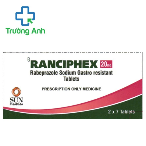 Ranciphex 20mg - Thuốc làm lành viêm loét tá tràng hiệu quả