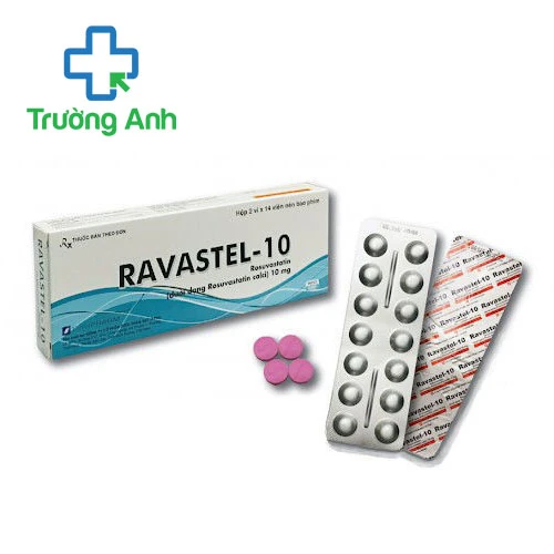 Ravastel-10 - Thuốc điều trị tăng cholesterol huyết và ngăn ngừa tim mạch