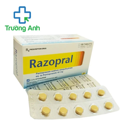 Razopral - Thuốc điều trị loét dạ dày tá tràng hiệu quả của Davipharm