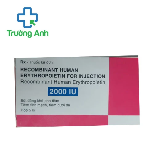 Recombinant Human Erythropoietin for Injection 2000IU - Điều trị thiếu máu
