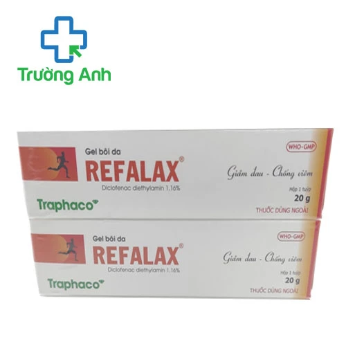 Refalax 20g Traphaco - Gel bôi da giúp giảm đau chống viêm hiệu quả