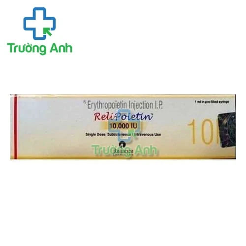 Relipoietin 10.000IU - Thuốc điều trị thiếu máu hiệu quả của Pharbaco