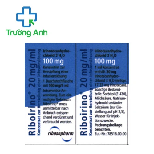 Riboirino 100mg/5ml - Thuốc điều trị ung thư đại trực tràng hiệu quả của Đức