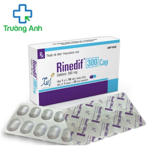 Rinedif 300 Cap (viên nang) - Thuốc điều trị nhiễm khuẩn của Trust Farma