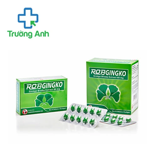 Robgingko (Hộp 100 viên) Robinson Pharma USA - Hỗ trợ hoạt huyết dưỡng não