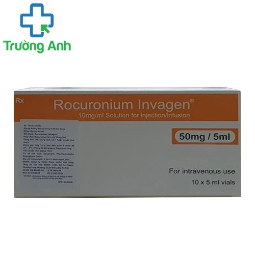 Rocuronium Invagen 50mg/5ml - Thuốc gây mê đường hô hấp hiệu quả của Đức