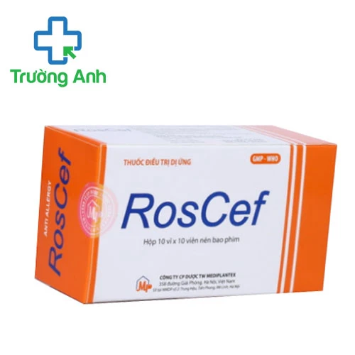 RosCef - Thuốc điều trị viêm mũi dị ứng hiệu quả