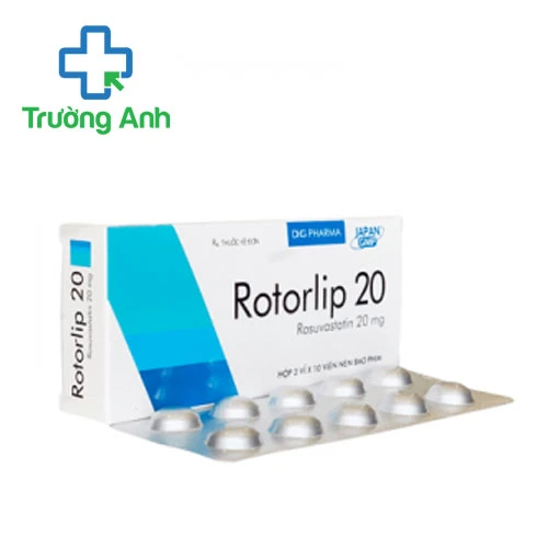 Rotorlip 20 DHG - Thuốc điều trị tăng cholesterol máu hiệu quả