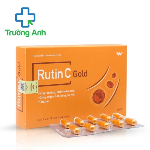 Rutin C Gold - Hỗ trợ điều trị bệnh trĩ hiệu quả
