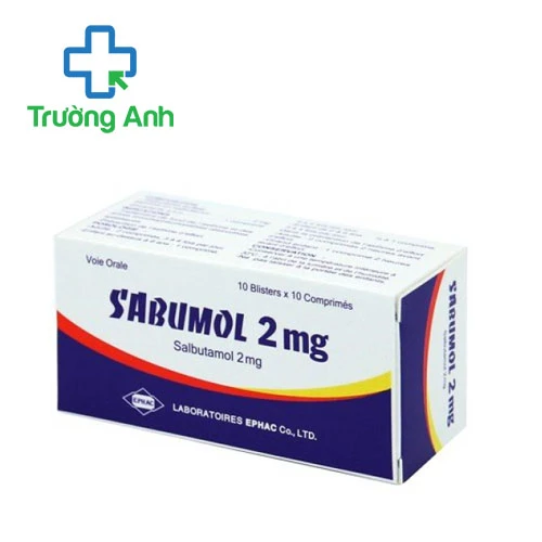 Sabumol 2mg Ephac - Thuốc điều trị hen suyễn hiệu quả của Campuchia