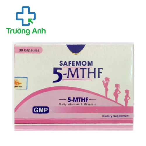Safemom 5-MTHF - Viên uống bổ sung acid folic cho thai kỳ khỏe mạnh