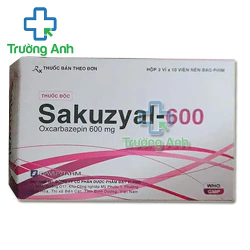 Sakuzyal 600 - Thuốc điều trị động kinh hiệu quả của Davipharm